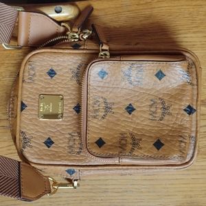MCM Cognac Mini Crossbody bag